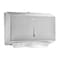 Alpine Industries Stainless Steel Brushed C-Fold/Multi-Fold Paper Towel Dispenser ALP481S-MK - alternate 4